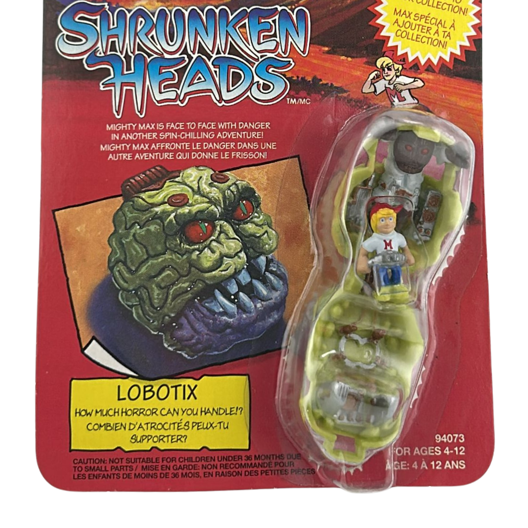 Mighty Max Lobotix Shrunken Heads MOC on Canadian card Irwin toys