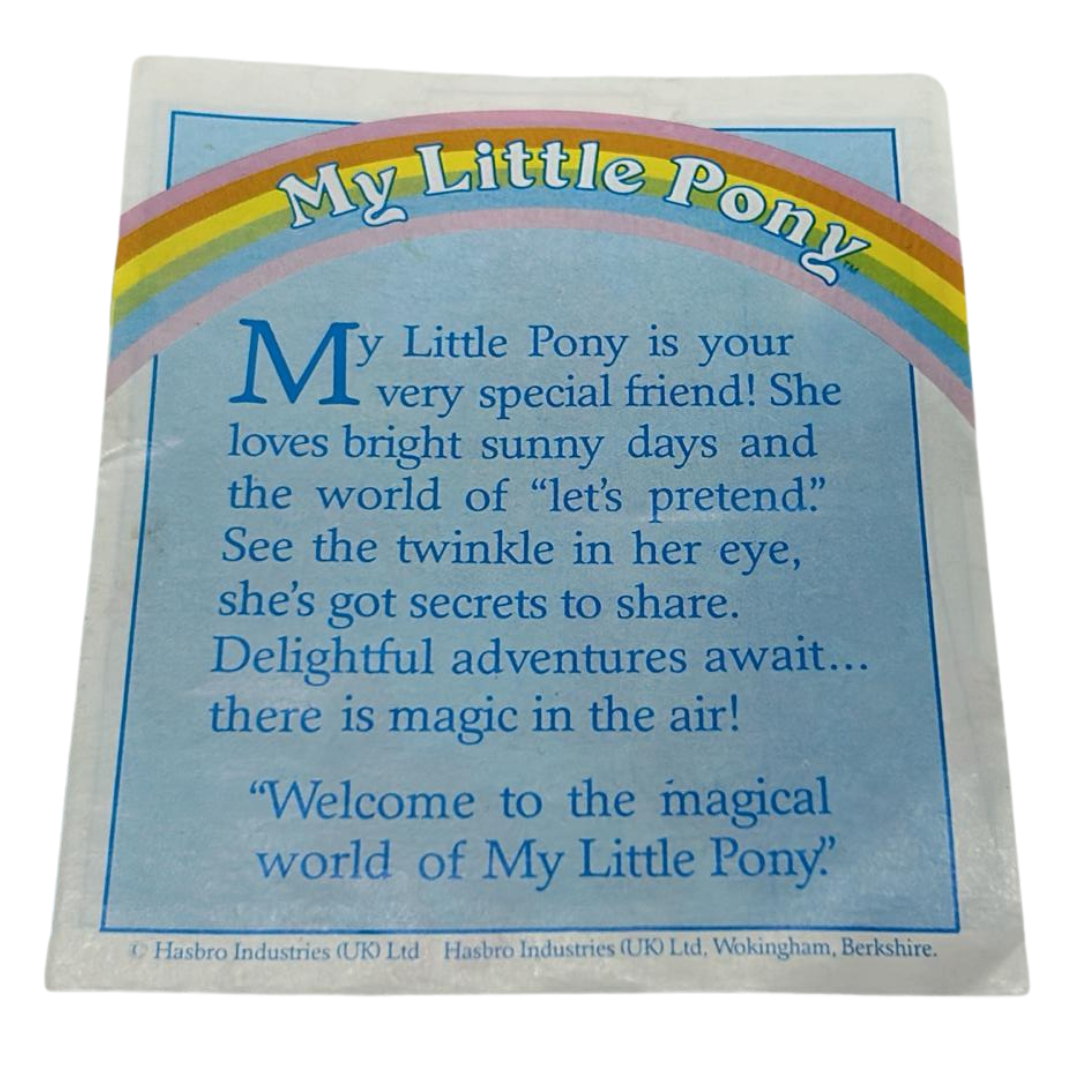 My Little Pony G1 toy product poster 1980s 91