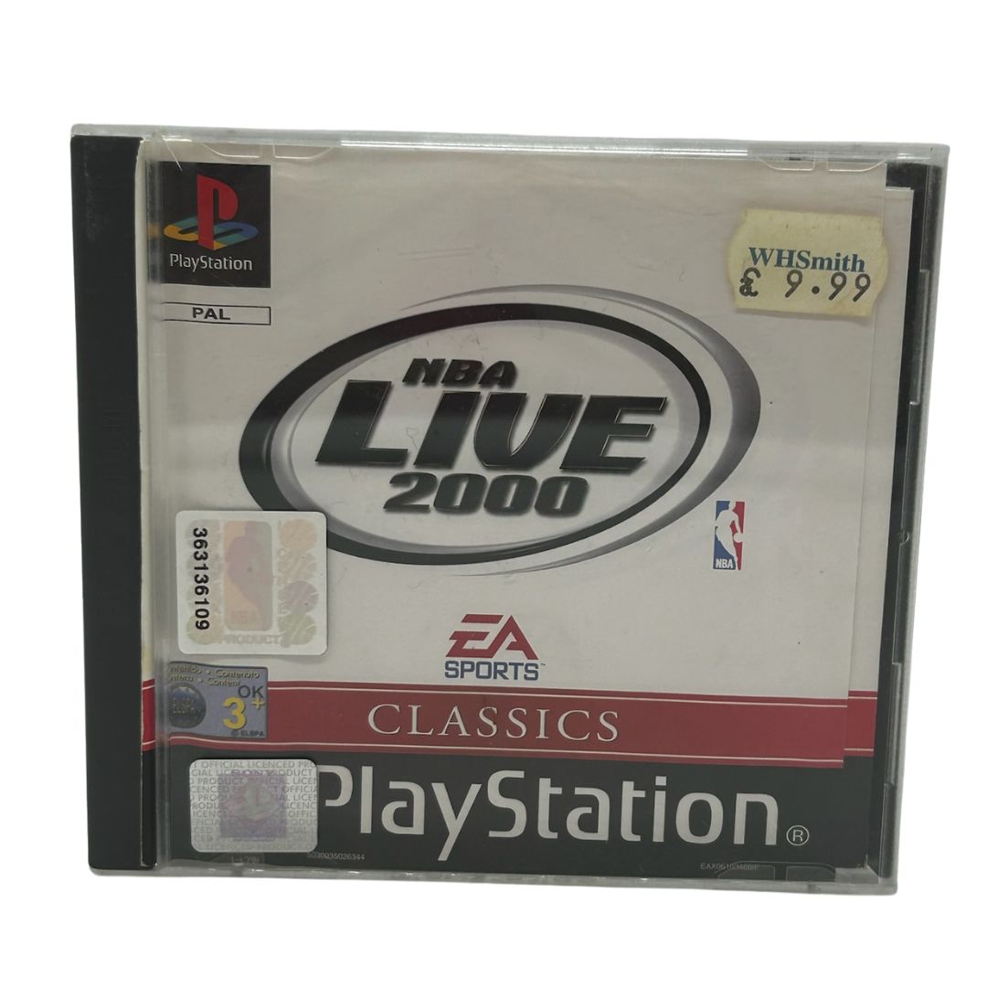 NBA LIVE 2000 with manual PS1 PlayStation 1 EA Sports Classics Basketball PAL