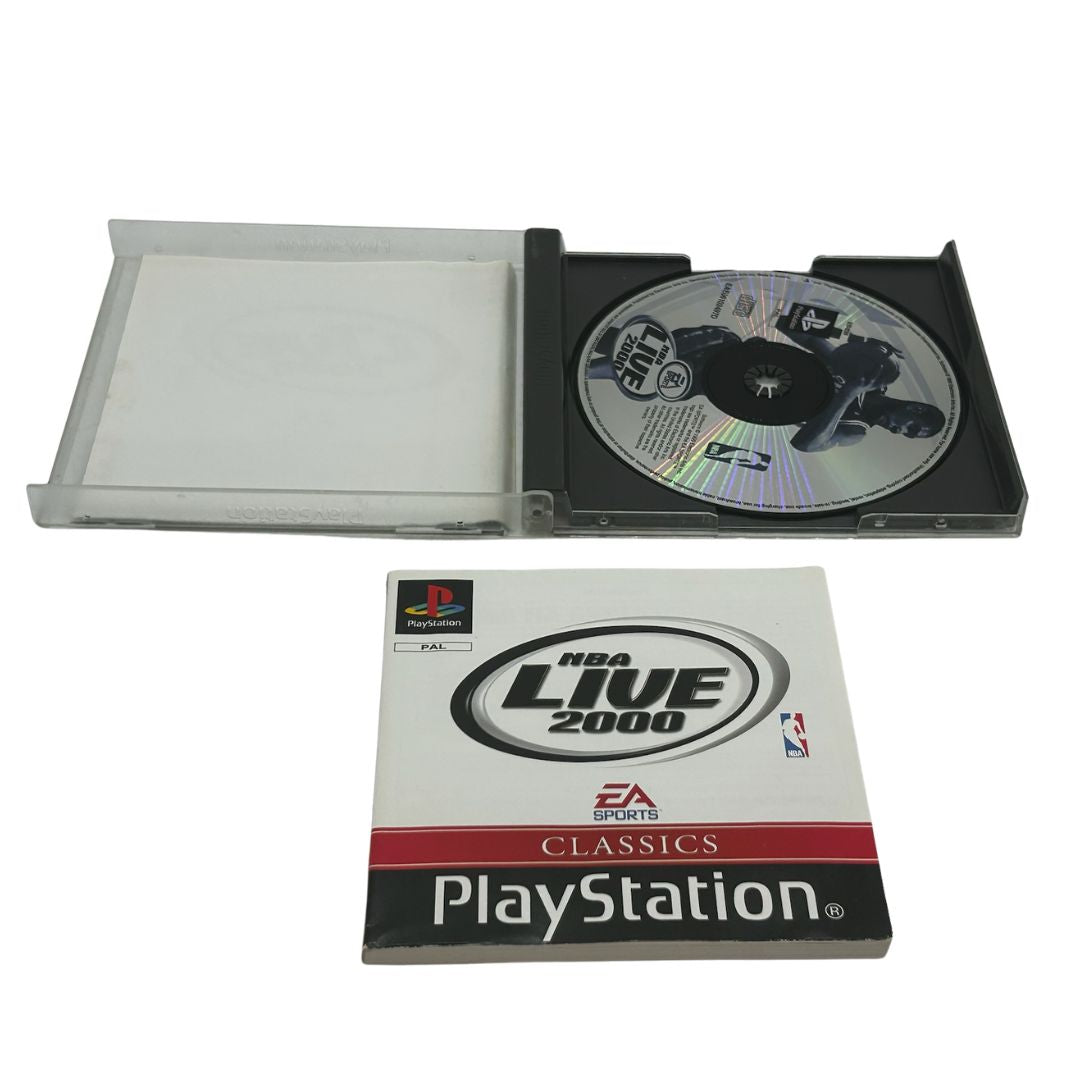 NBA LIVE 2000 with manual PS1 PlayStation 1 EA Sports Classics Basketball PAL
