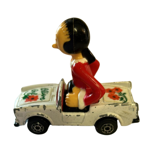 Matchbox Popeye Olive Oyl's car Toy Rare Oils Y106 Superfast Character