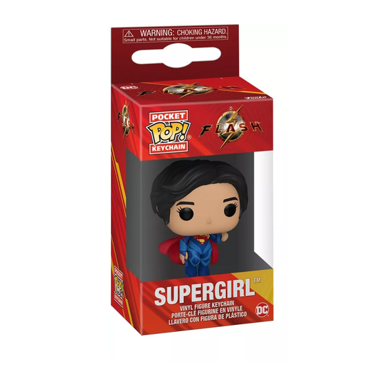Pop Vinyl Pocket Pop keychain Supergirl The Flash in box
