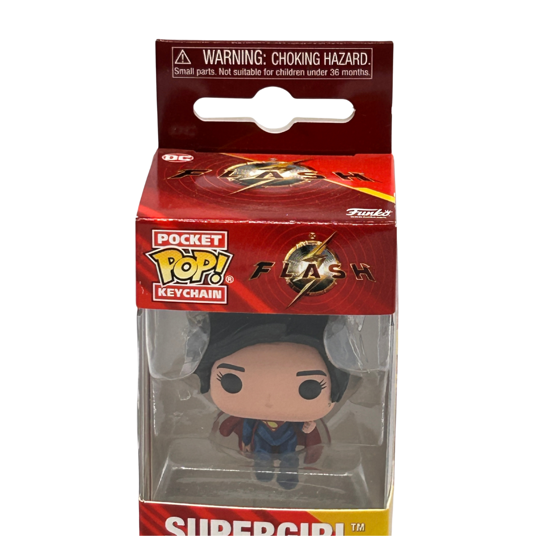 Pop Vinyl Pocket Pop keychain Supergirl The Flash in box