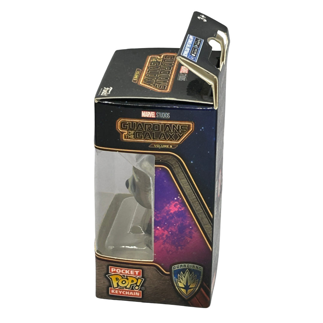 Pop Vinyl Rocket Guardians of the Galaxy bobble head keychain by Funko