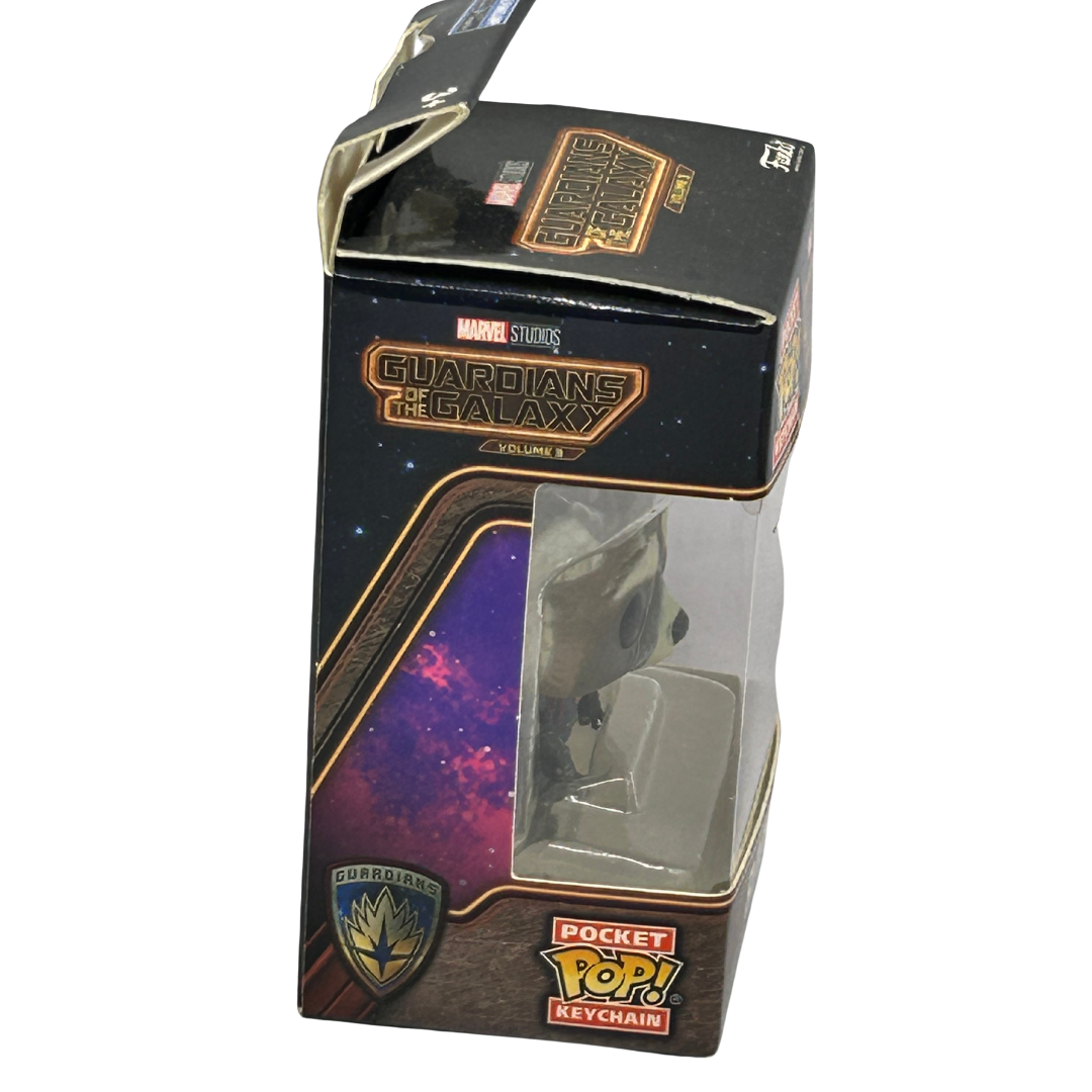 Pop Vinyl Rocket Guardians of the Galaxy bobble head keychain by Funko