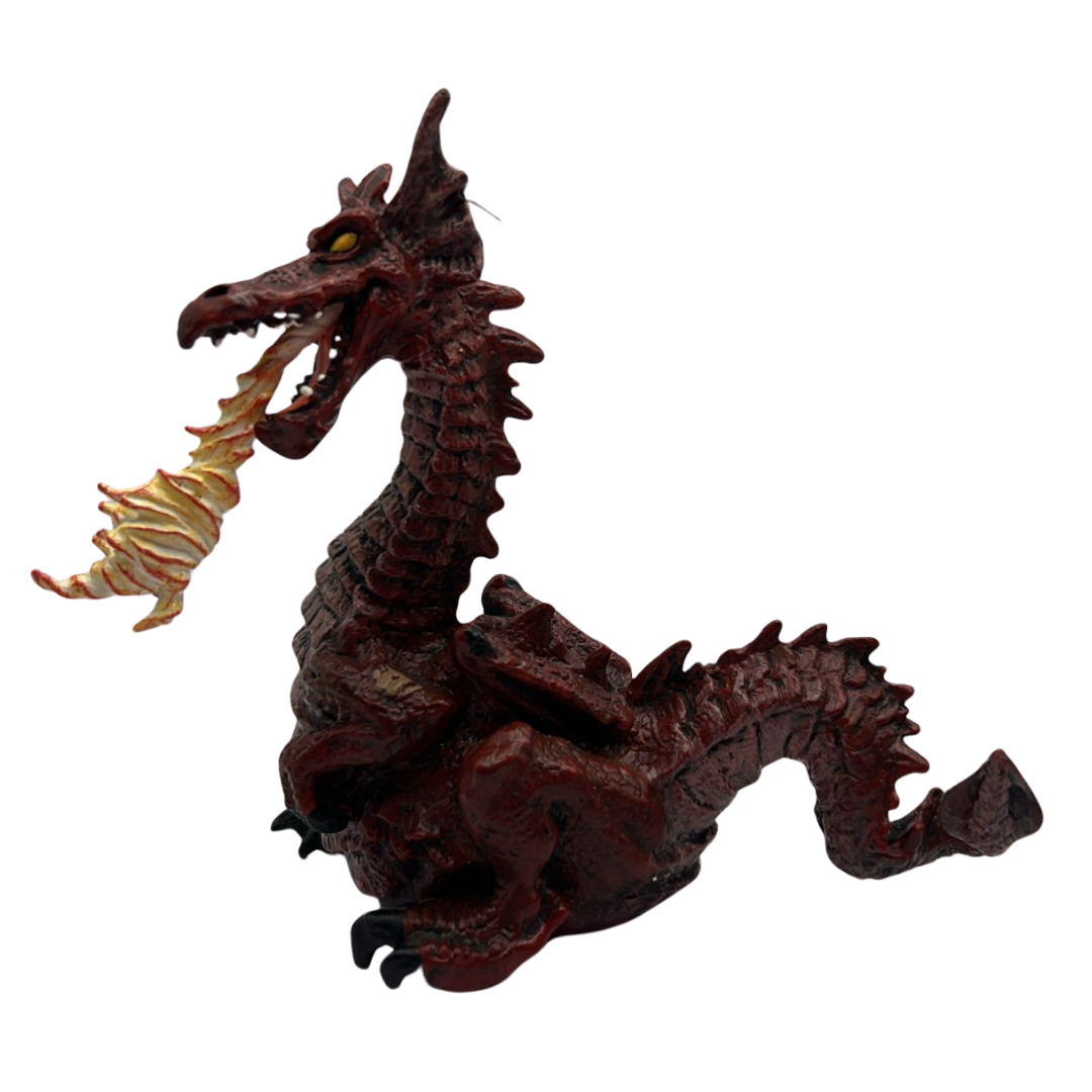 Papo Green Fire Breathing Dragon 1999 model 70