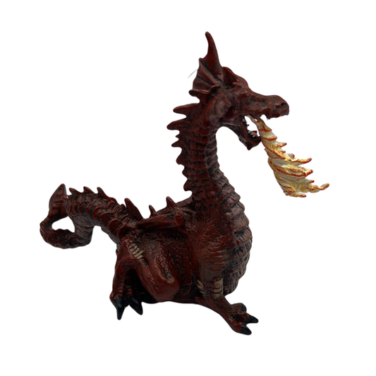 Papo Green Fire Breathing Dragon 1999 model 70