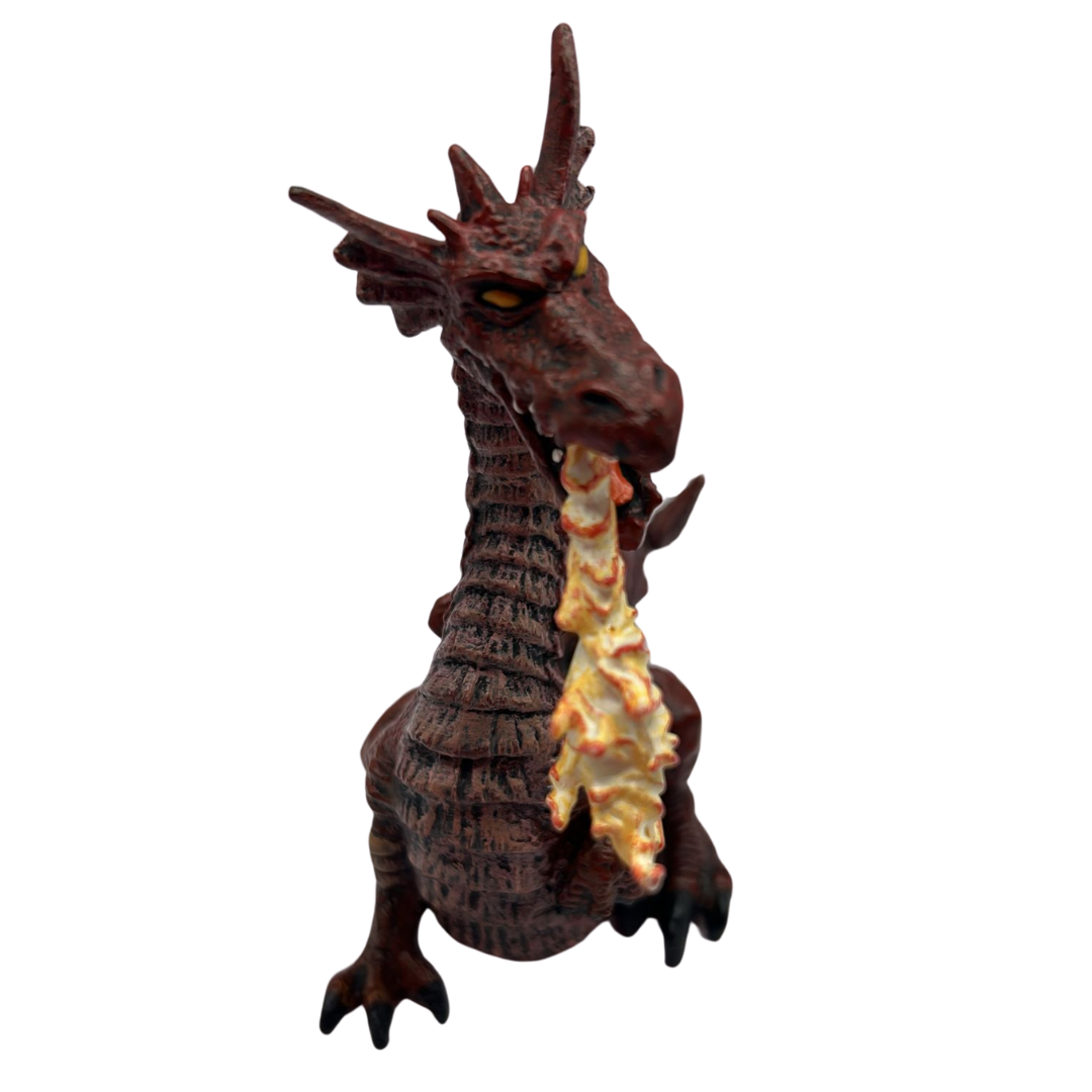 Papo Green Fire Breathing Dragon 1999 model 70