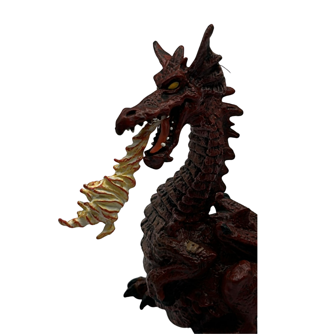 Papo Green Fire Breathing Dragon 1999 model 70