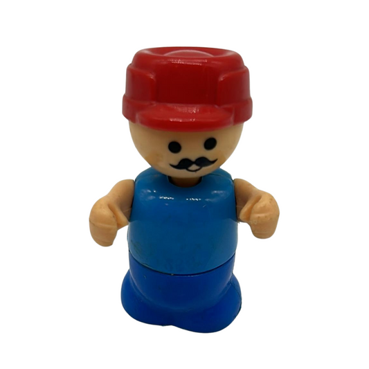 Playskool Lil Playmates Mini Figure moustache 259