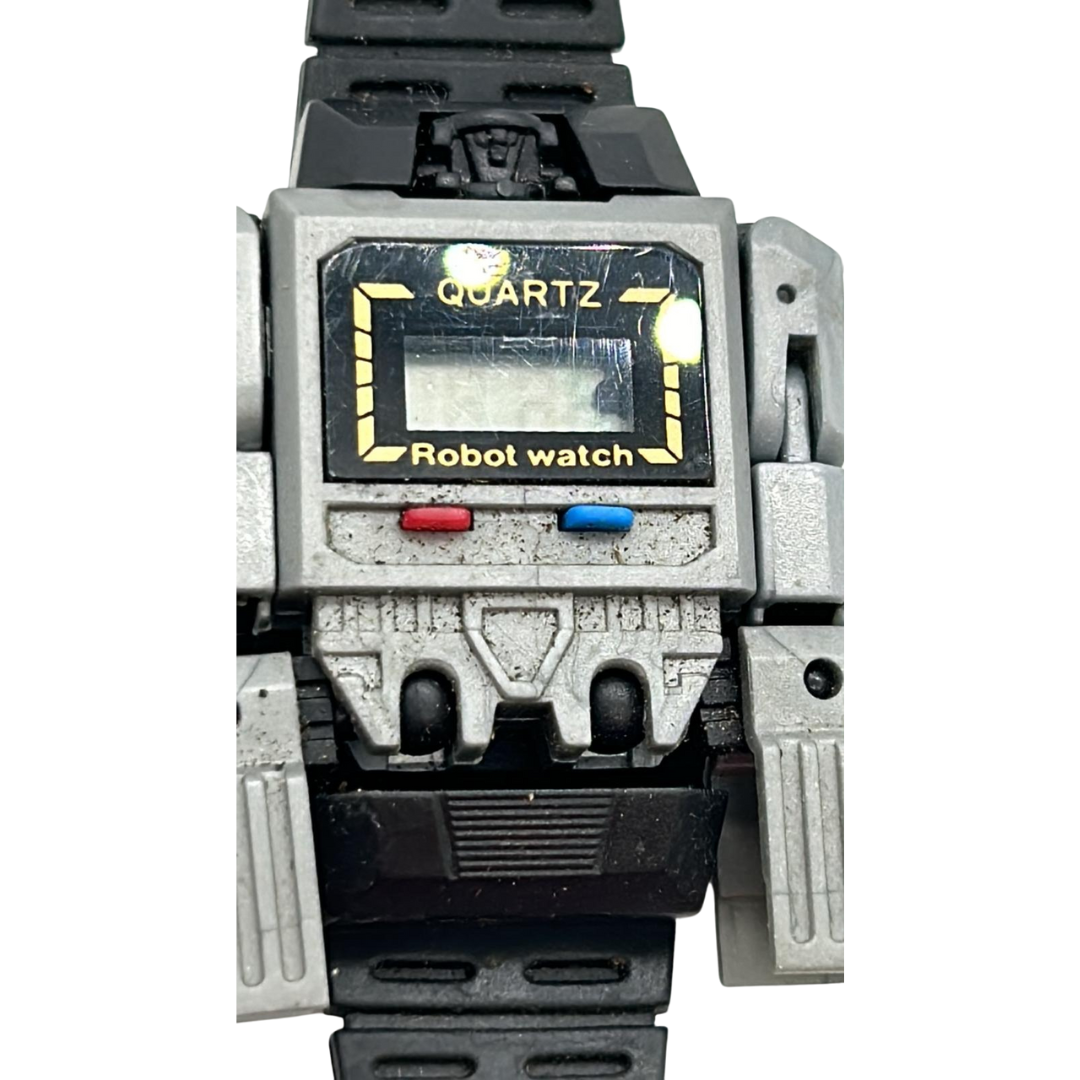 Quartz Robot Watch / Transformers watch in grey / silver 242G