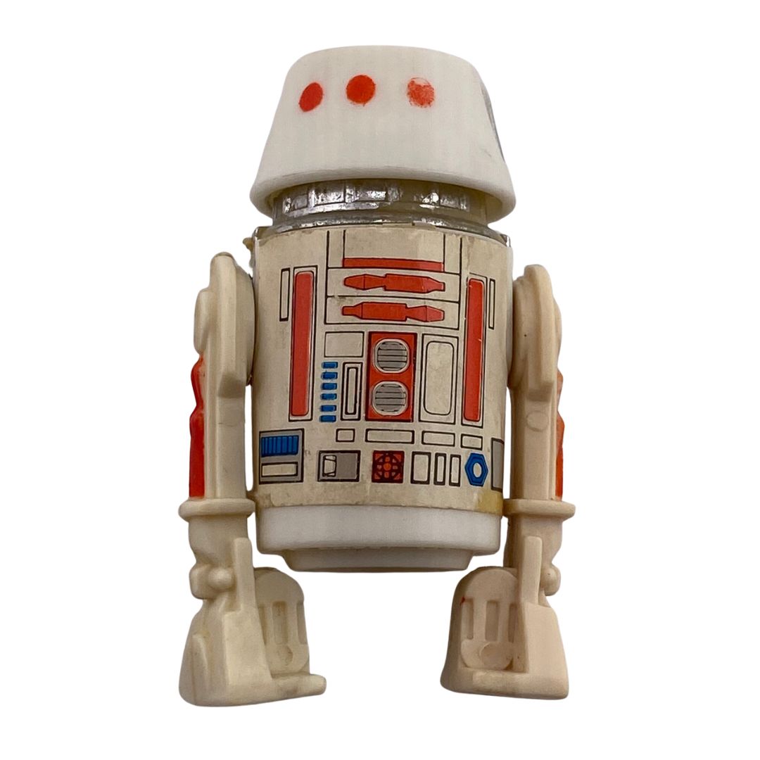 Vintage Star Wars R5D4 Droid R2 Unit with good sticker 1977 Hong Kong 424