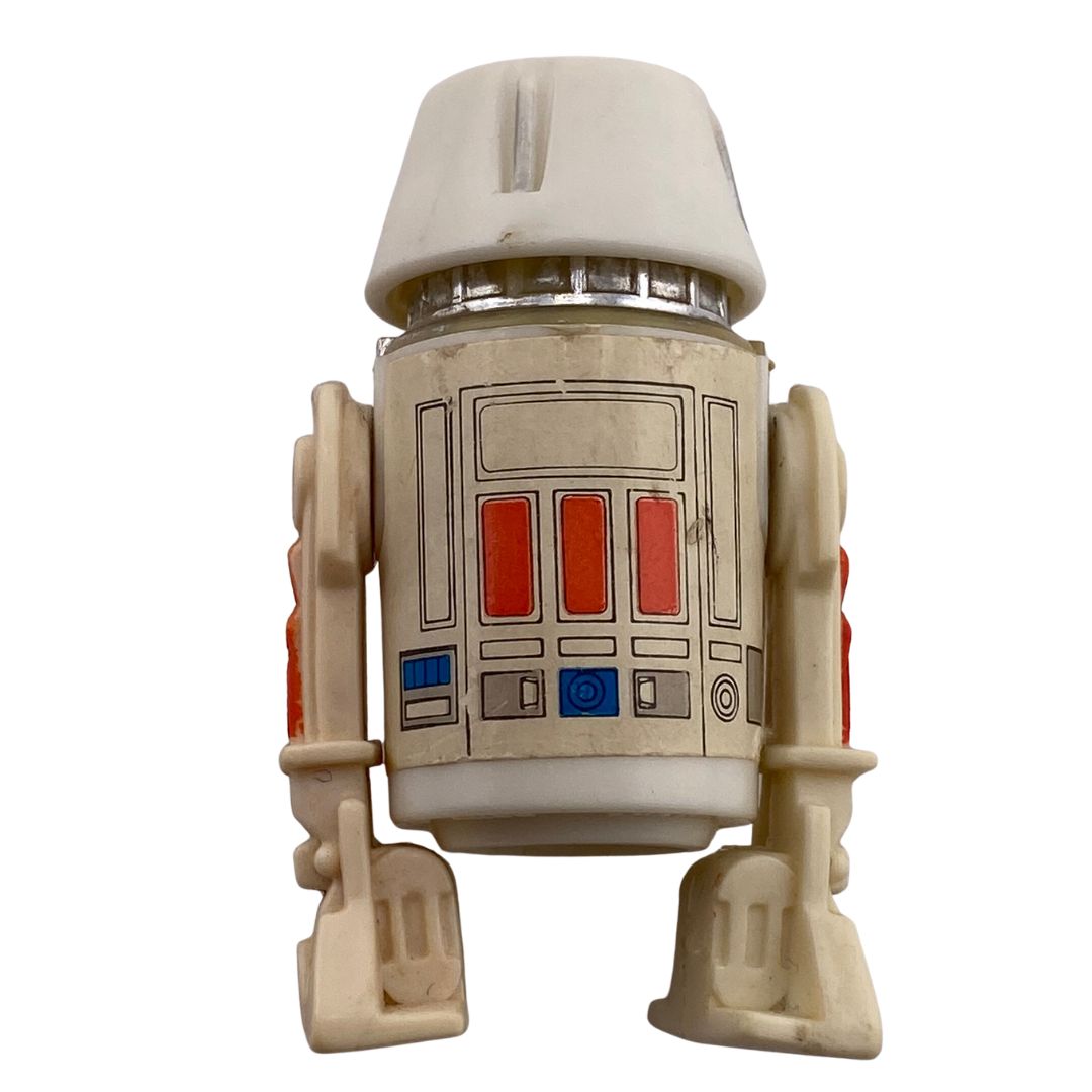 Vintage Star Wars R5D4 Droid R2 Unit with good sticker 1977 Hong Kong 424