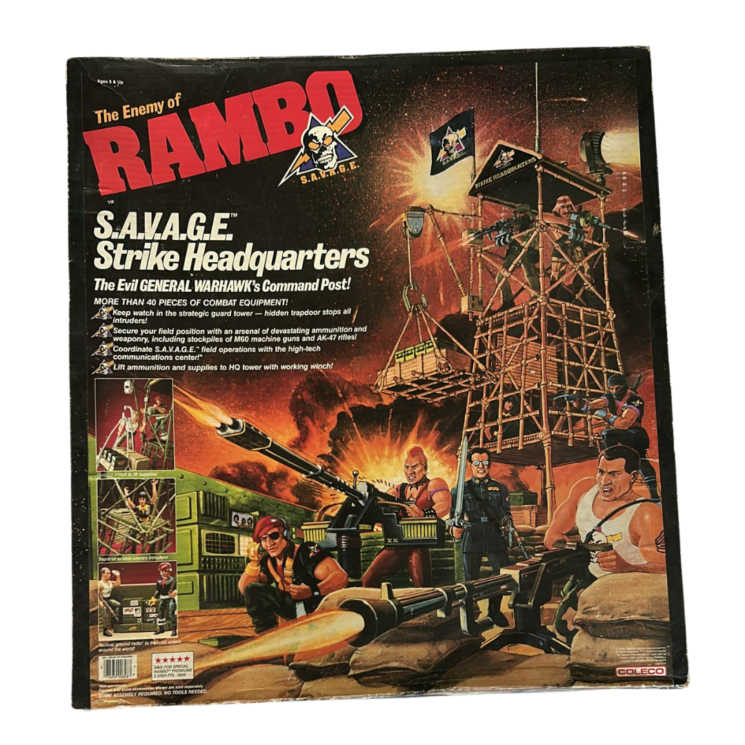 Rambo SAVAGE Strike Headquarters playset boxed mint in box (MIB) – Lexi ...