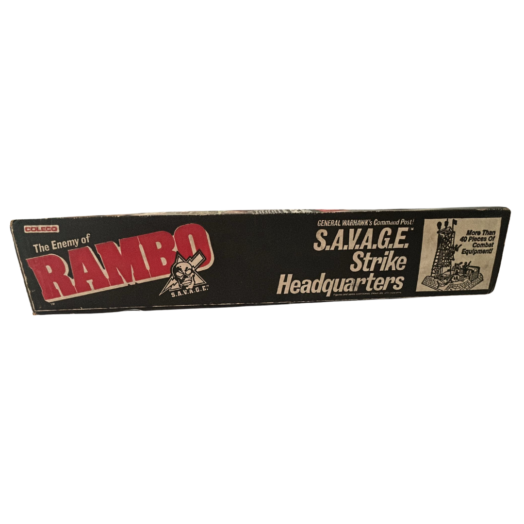 Rambo SAVAGE Strike Headquarters playset boxed mint in box (MIB)