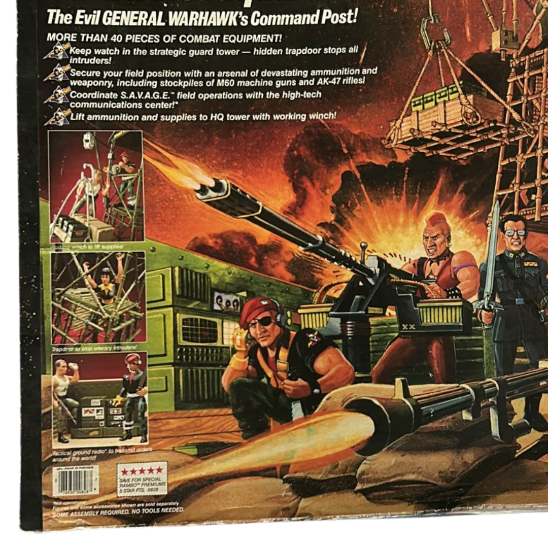 Rambo SAVAGE Strike Headquarters playset boxed mint in box (MIB)