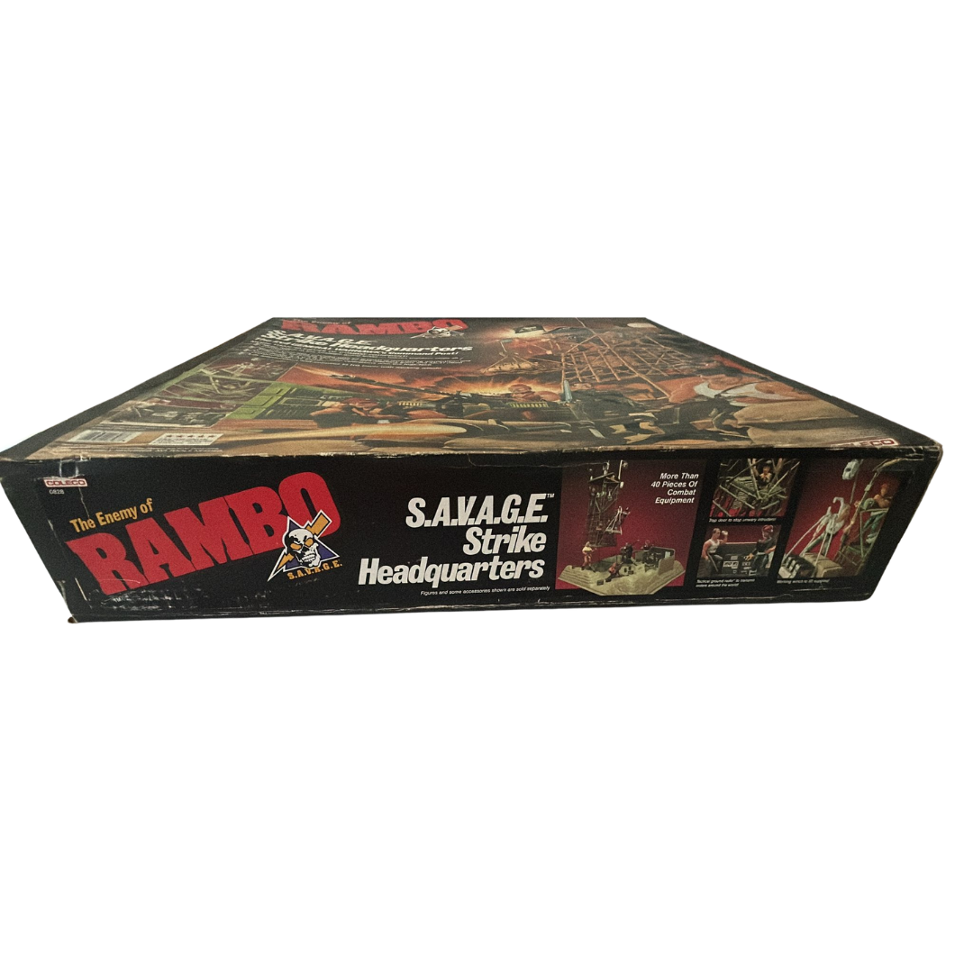 Rambo SAVAGE Strike Headquarters playset boxed mint in box (MIB)