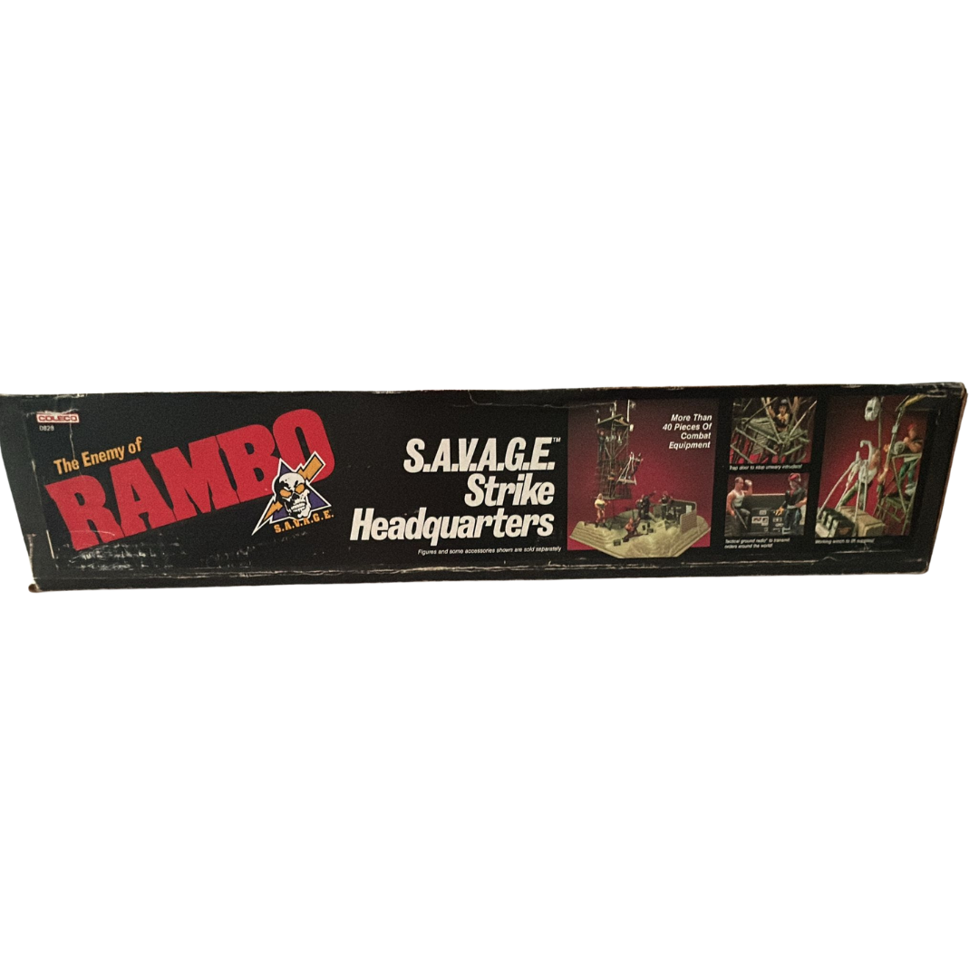 Rambo SAVAGE Strike Headquarters playset boxed mint in box (MIB)