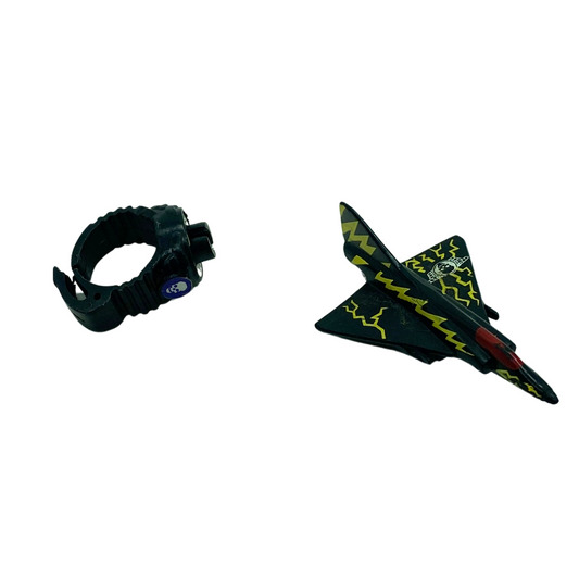 Ring Raiders Skull Squadron ring and jet by Matchbox ring part bad guys