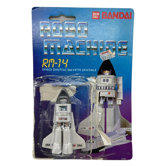 Bandai Robo Machine GoBot MR-14 Spay C NASA Space Shuttle with bubble and card