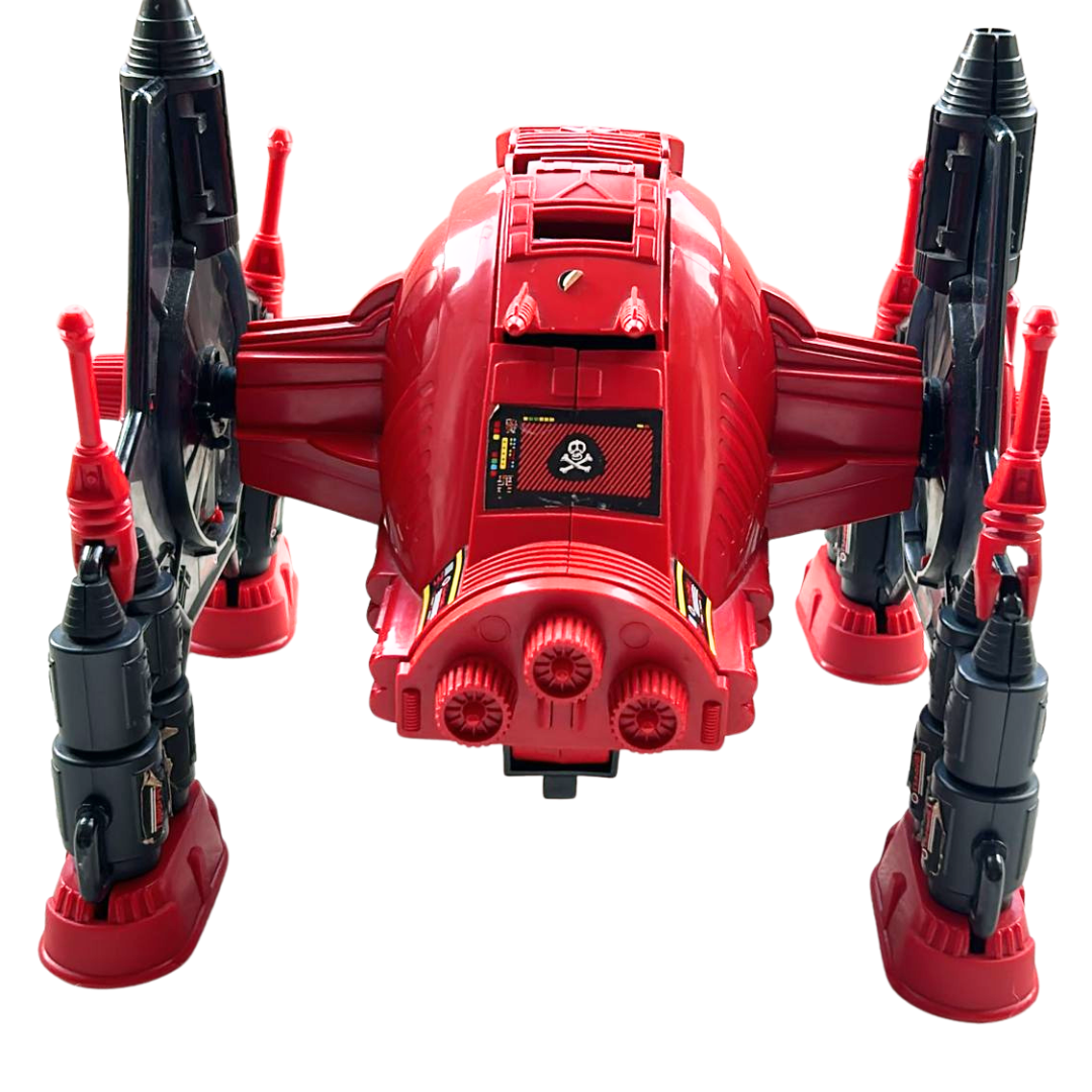 Action Force Roboskull Red Shadows vehicle complete with Red Wolf by Palitoy