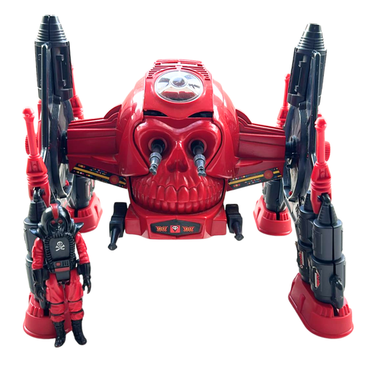 Action Force Roboskull Red Shadows vehicle complete with Red Wolf by Palitoy