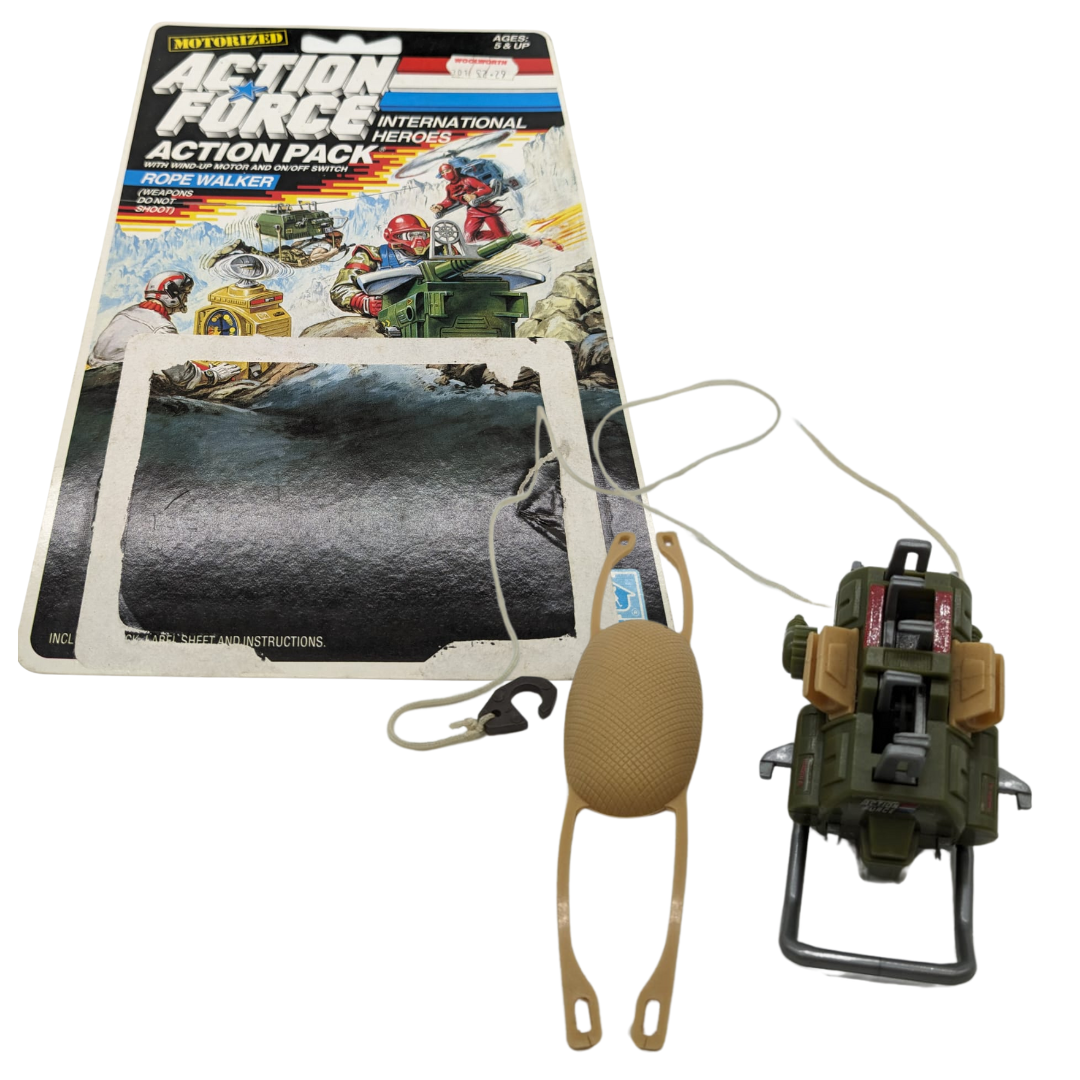 Gi Joe, Action Force Rope Walker Action Pack & cardback