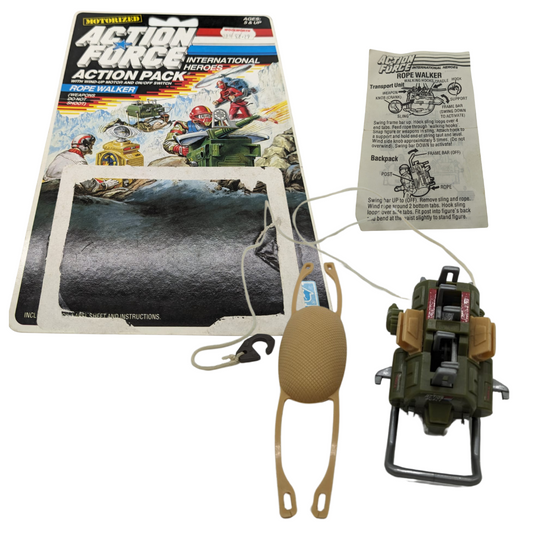 Gi Joe, Action Force Rope Walker Action Pack & cardback