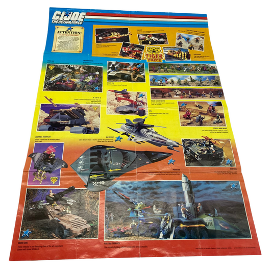 GI Joe, Action Force RPV Remote Piloted Vehicle instructions tiger force 129