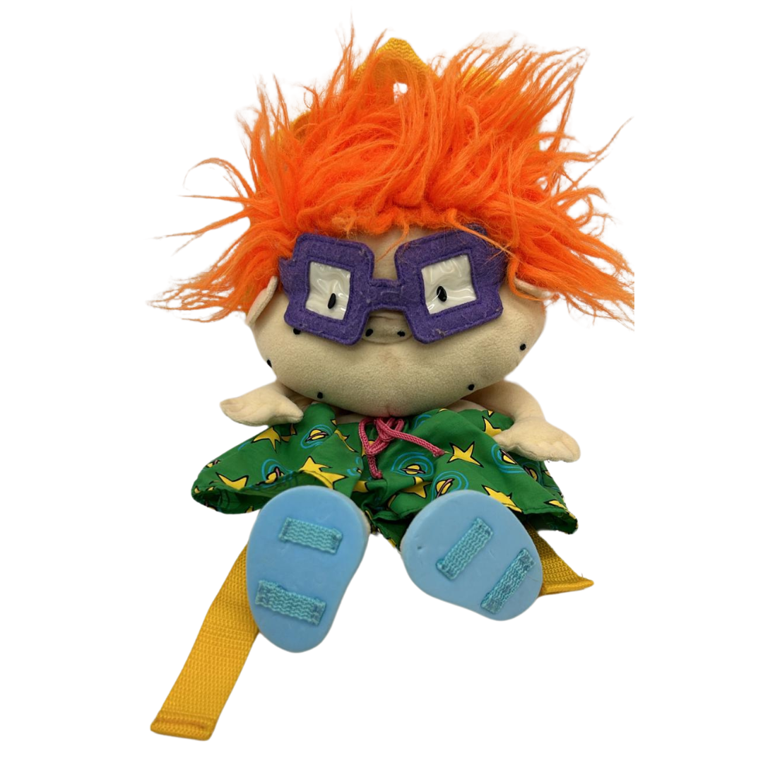 Rugrats Chuckie Finster Plush bag vintage Nickelodeon Character Backpack