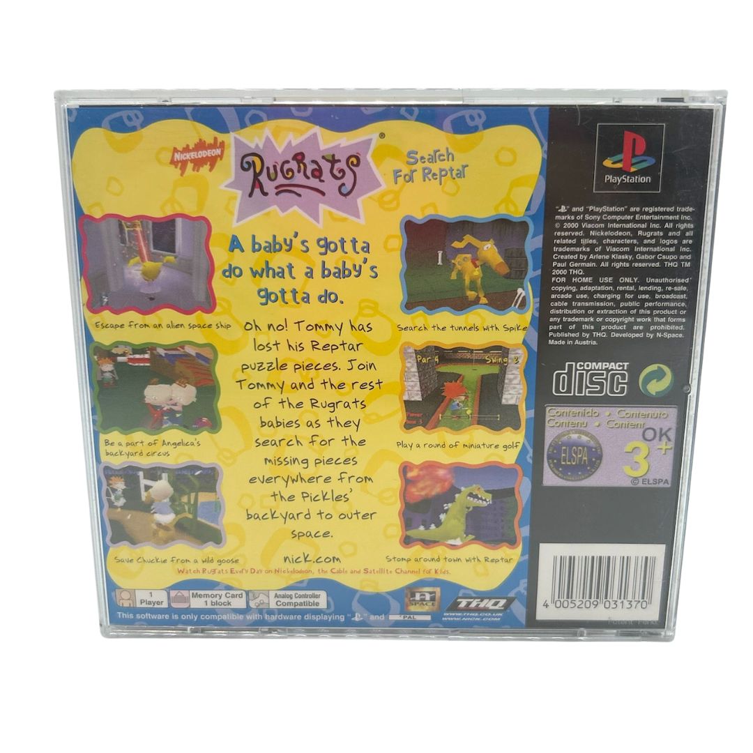 Rugrats Search For Reptar PlayStation 1 PS1 Game Compleate With Manual