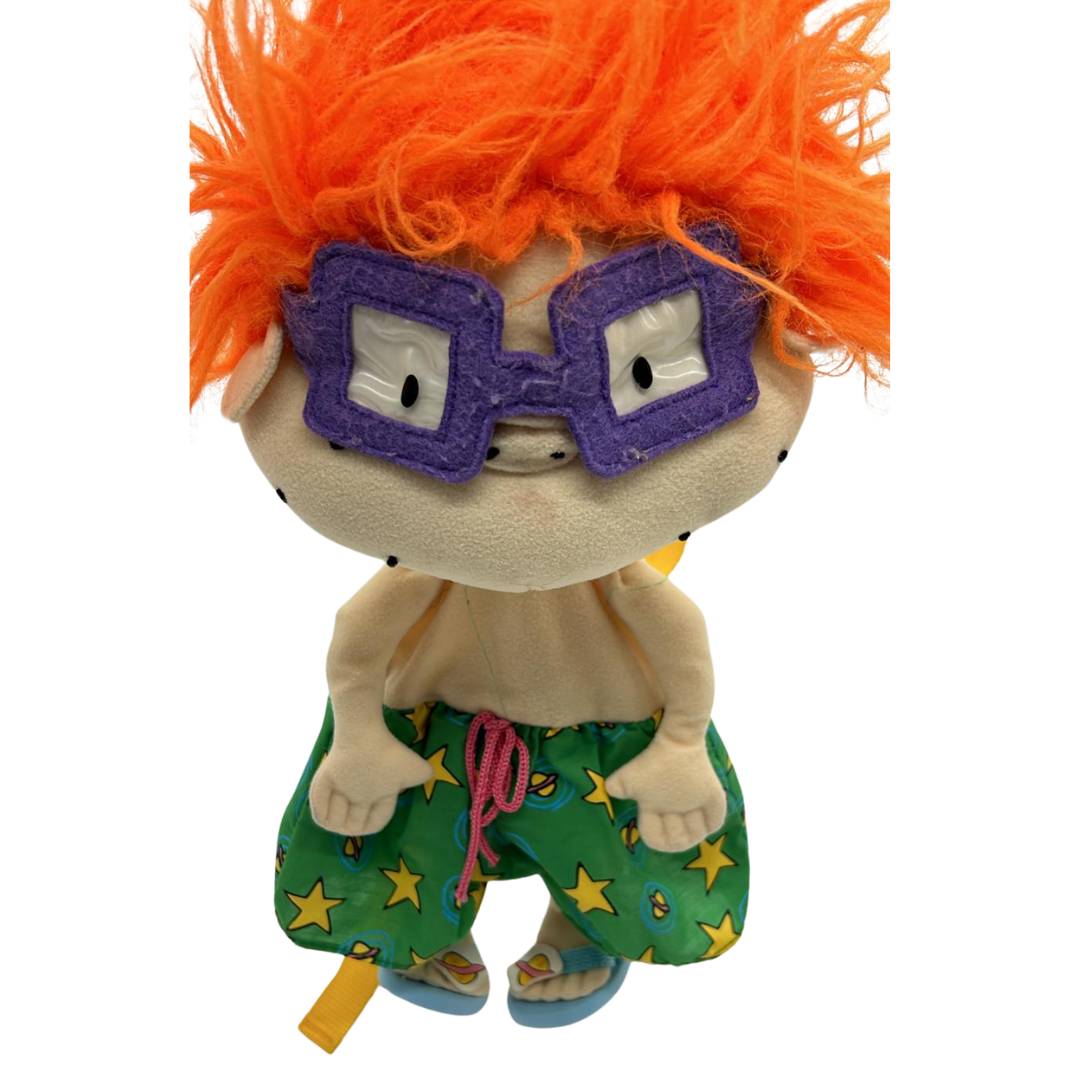 Rugrats Chuckie Finster Plush bag vintage Nickelodeon Character Backpack