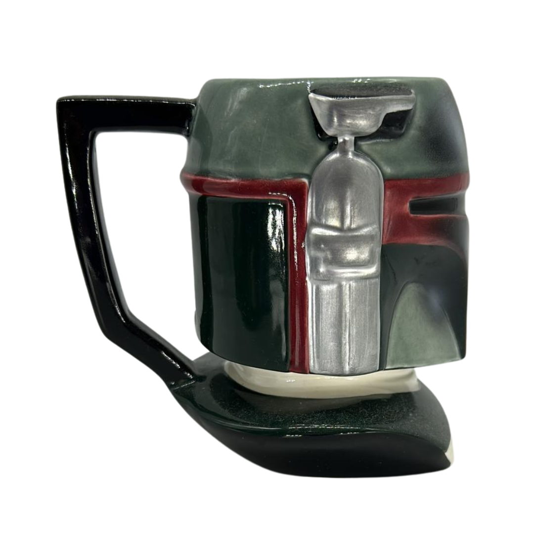 Applause Star Wars Boba Fett Figural Ceramic Mug in box with certificate