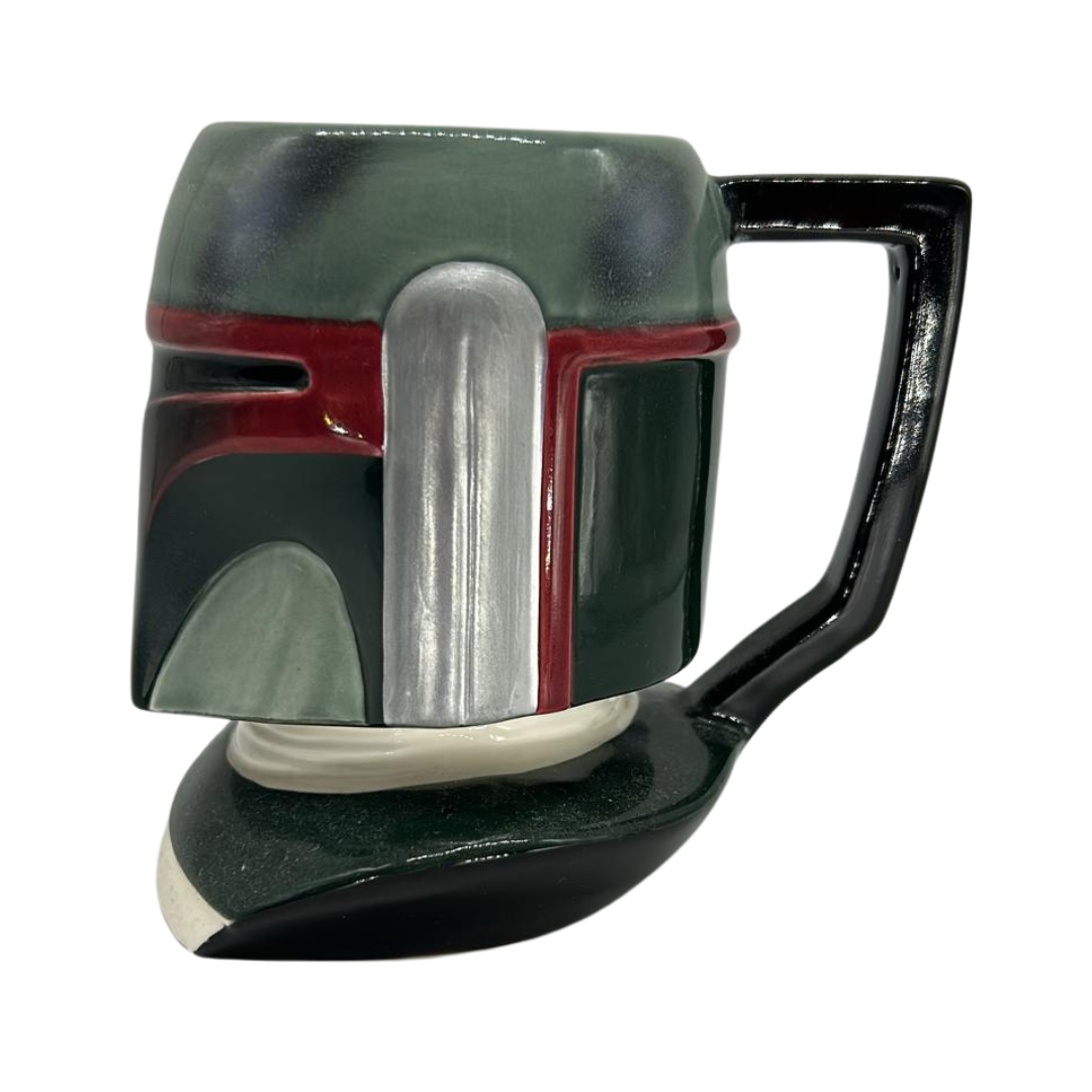 Applause Star Wars Boba Fett Figural Ceramic Mug in box with certificate