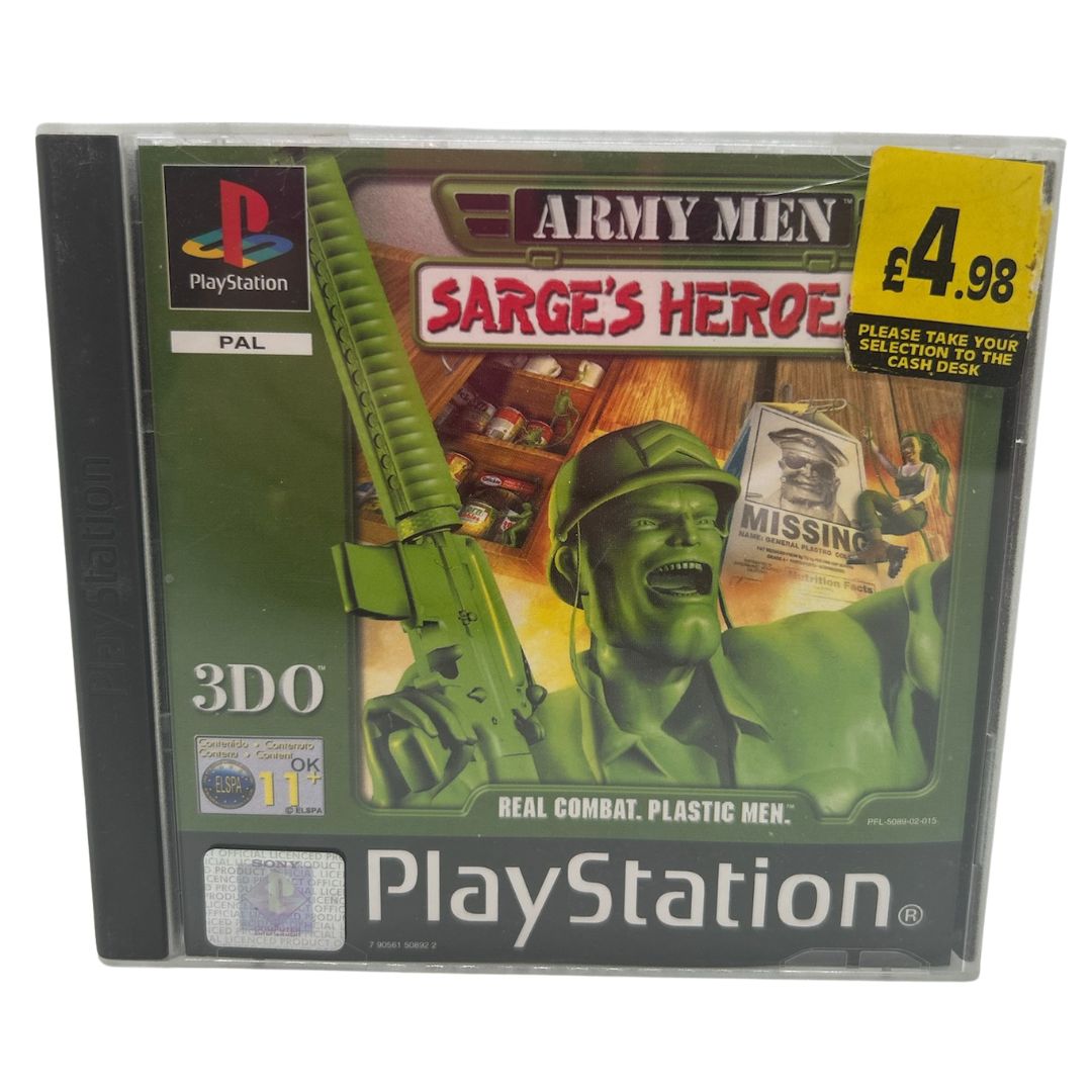 Army Men: Sarge's Heroes 2 with manual PlayStation 1 PS1 PAL