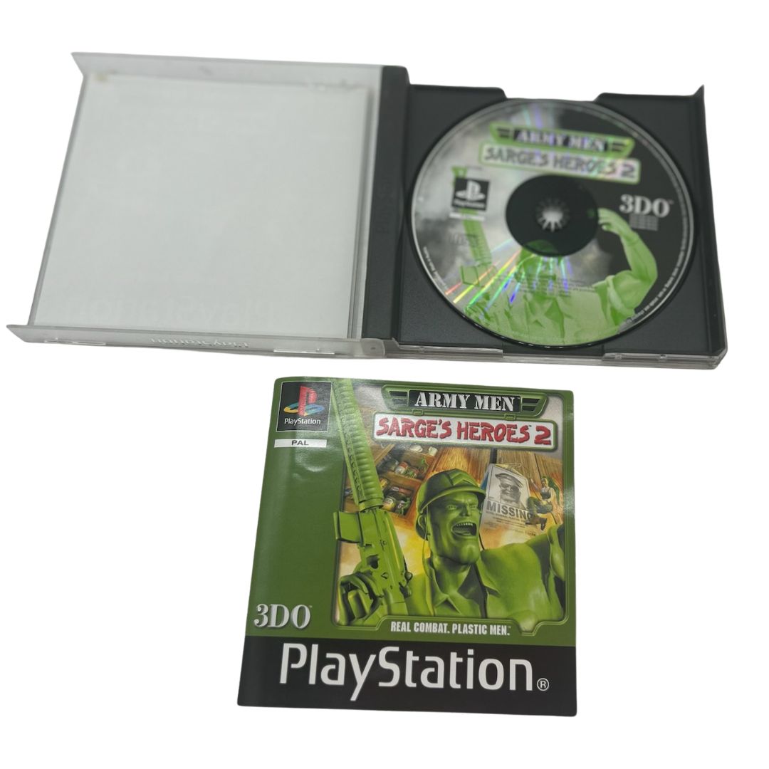 Army Men: Sarge's Heroes 2 with manual PlayStation 1 PS1 PAL
