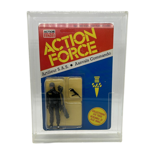 Vintage Palitoy Action Force SAS Attack Trooper MOC & with case