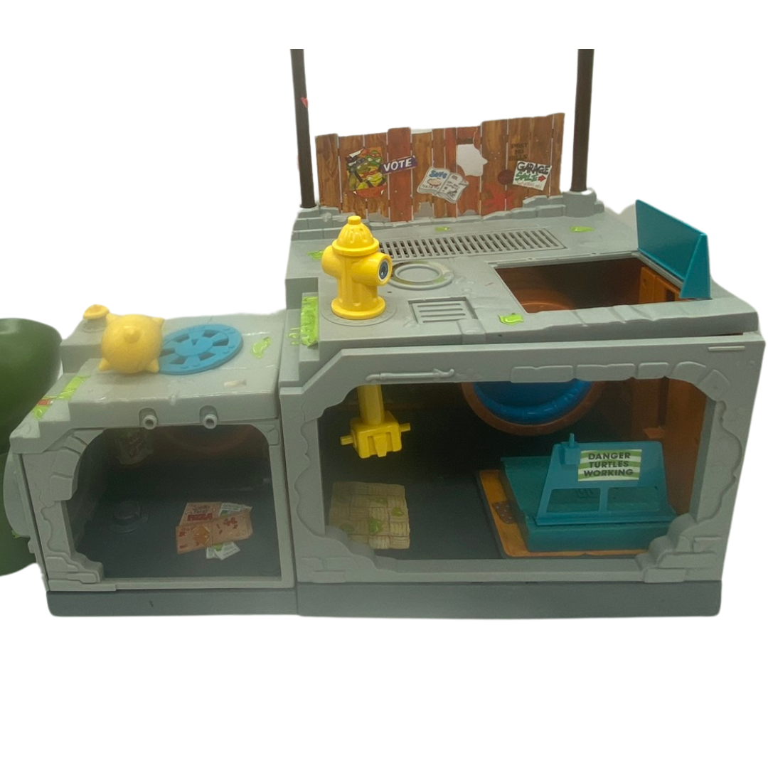 Teenage Mutant Ninja Turtles Sewer Playset near complete