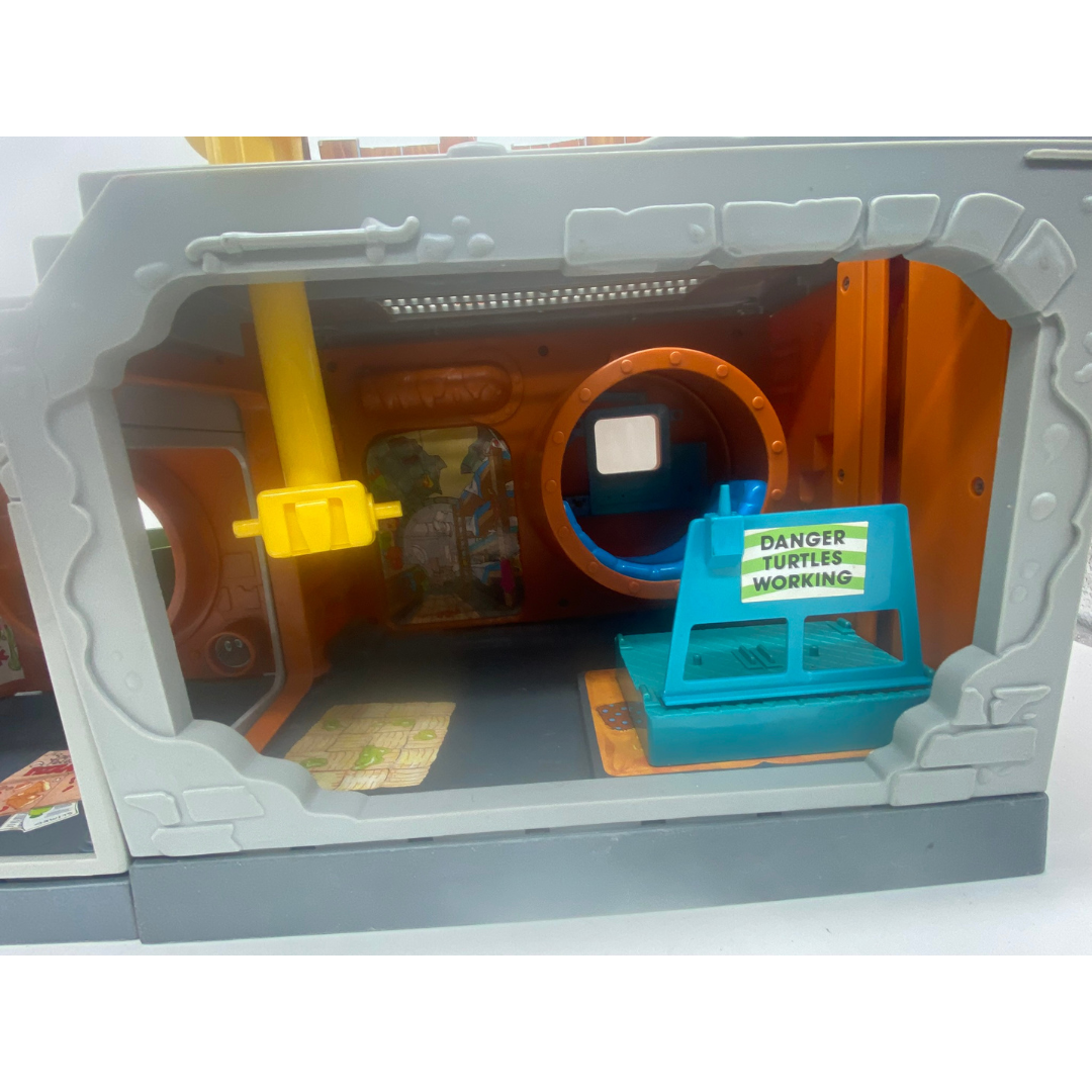 Teenage Mutant Ninja Turtles Sewer Playset near complete