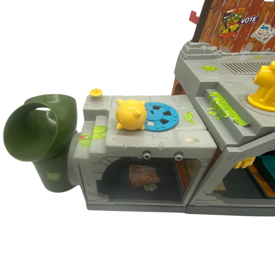 Teenage Mutant Ninja Turtles Sewer Playset near complete