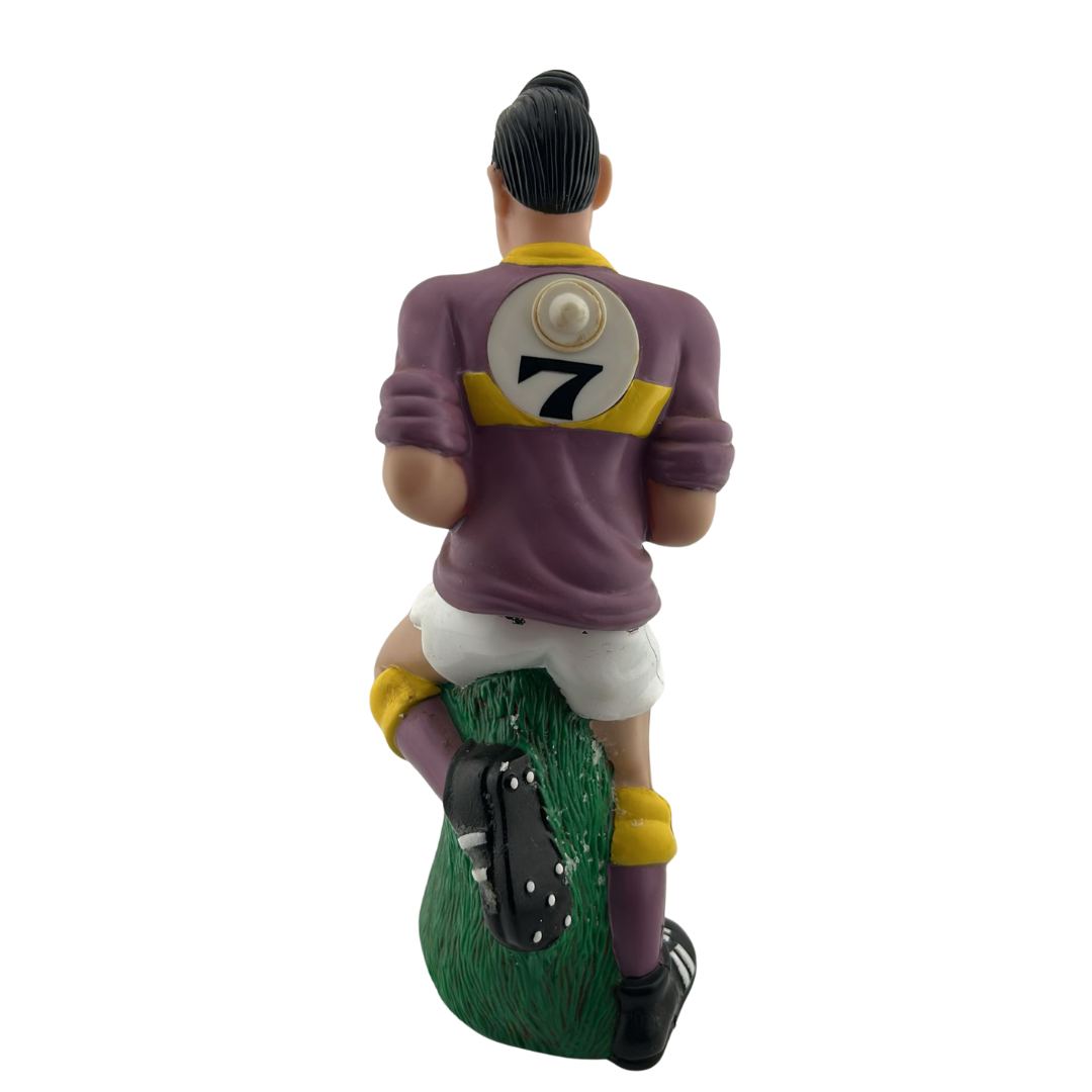 Rugby Player Bubble Bath bottle empty collectible by Boots