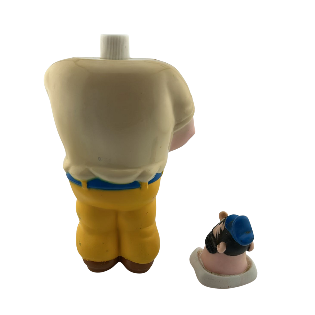 Popeye Bluto Bubble Bath bottle empty