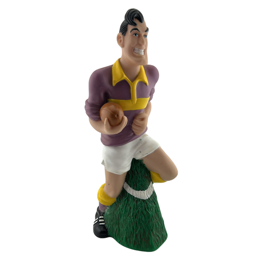Rugby Player Bubble Bath bottle empty collectible by Boots