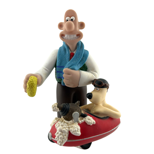 Wallace and Gromit bubble bath empty bottle 1989 Aardman