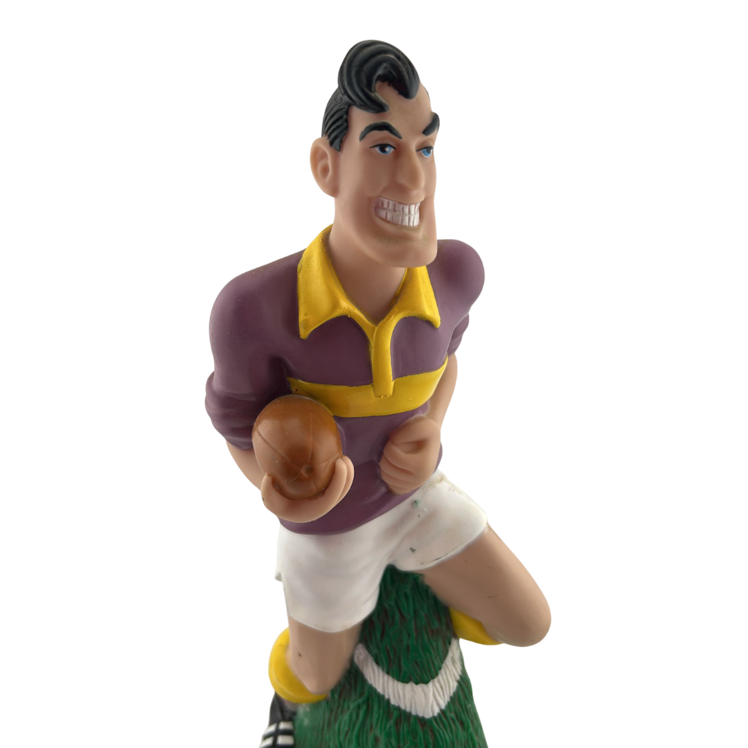Rugby Player Bubble Bath bottle empty collectible by Boots