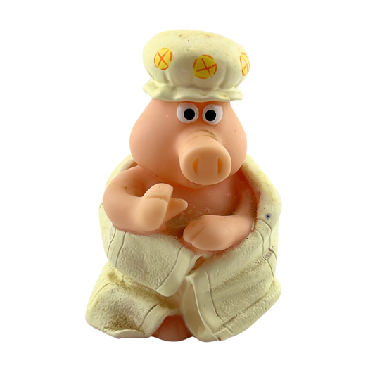 Aardman Pig figure bottle bubble bath top