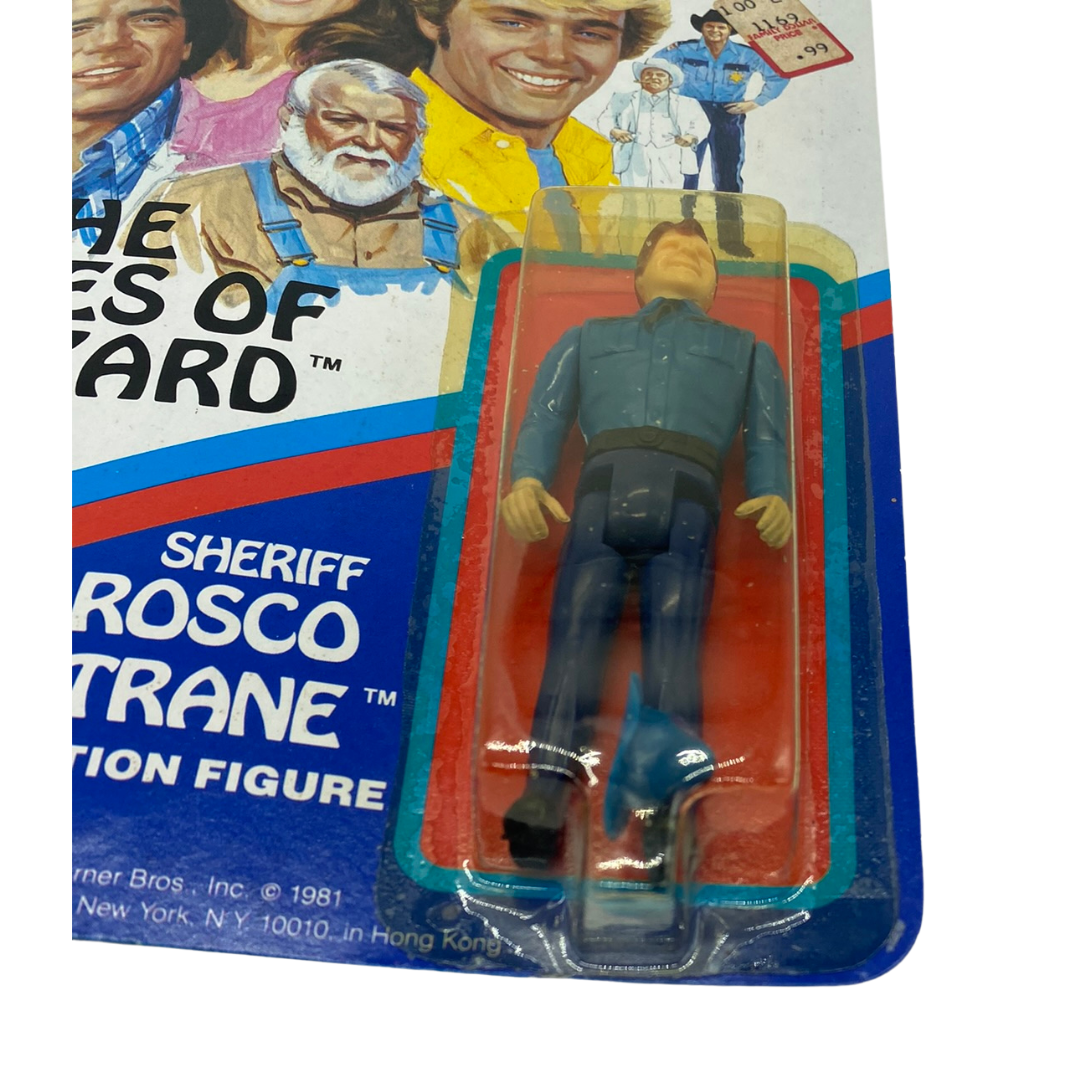 Mego Dukes Of Hazzard Sheriff Rosco Coltrane MOC 3/4" figure Unpunched card