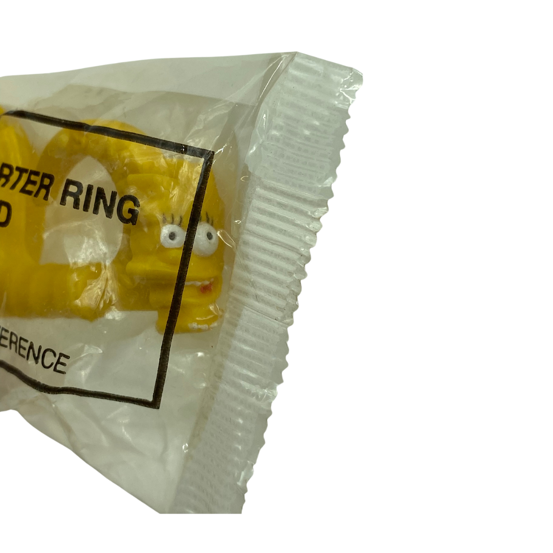 Simpsons Squirter ring Lisa free gift from Kellogs cereal still sealed
