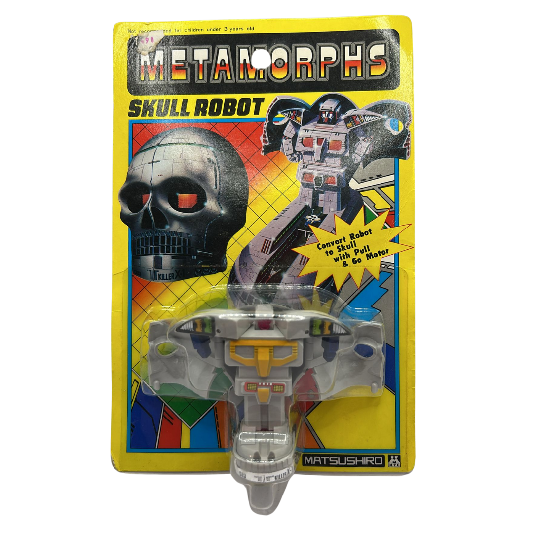 Metamorphs Skull Robot MOC 1980's vintage toy 1C