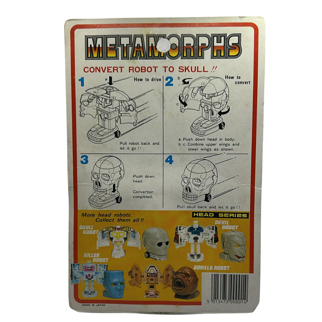 Metamorphs Skull Robot MOC 1980's vintage toy 1C